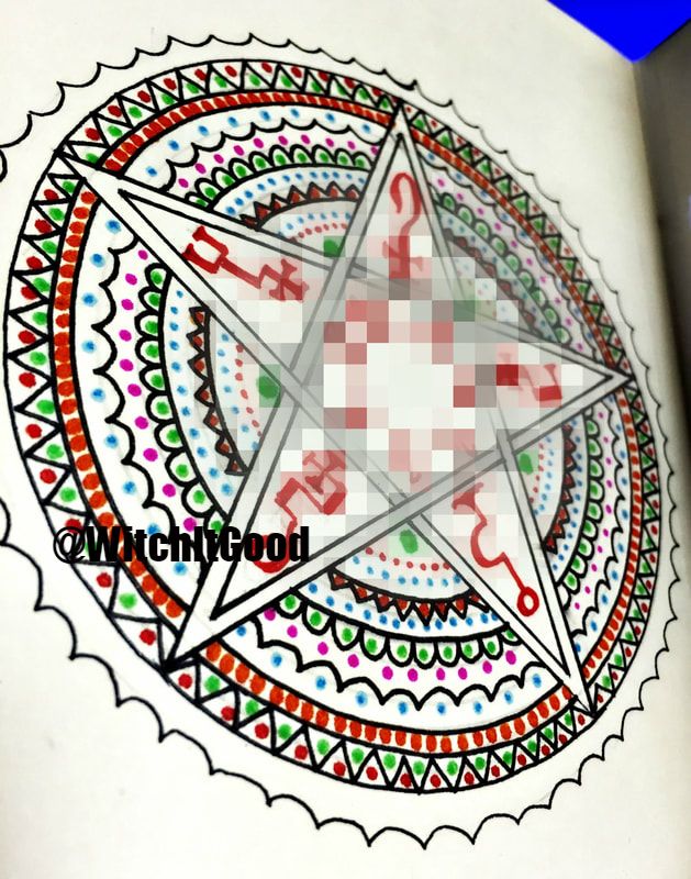 WitchItGood Pentacle of Protection