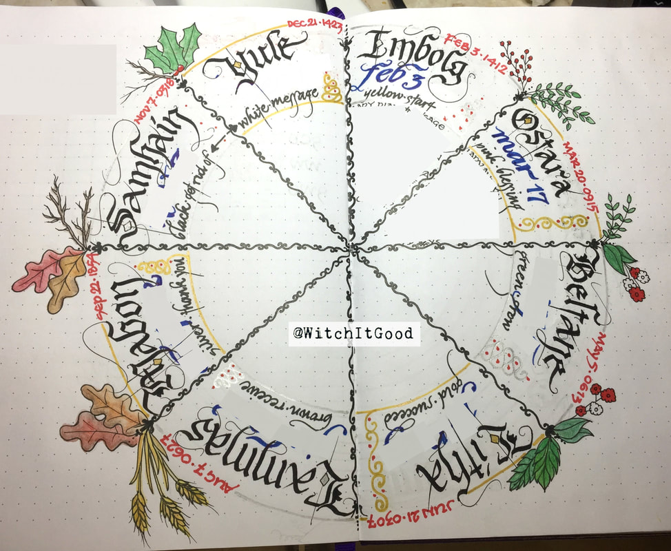 WitchItGood Wheel of the Year 2018