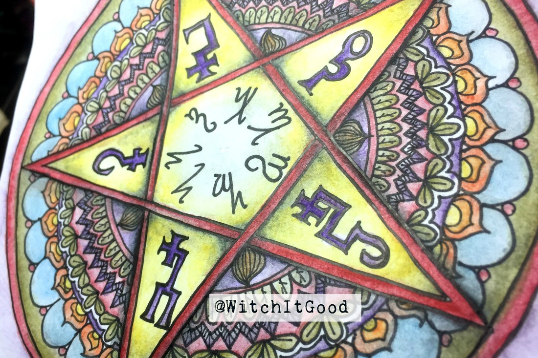 WitchItGood Pentacle of Protection